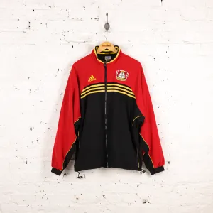 Bayer Leverkusen 90s Football Tracksuit Top Jacket - Black - L