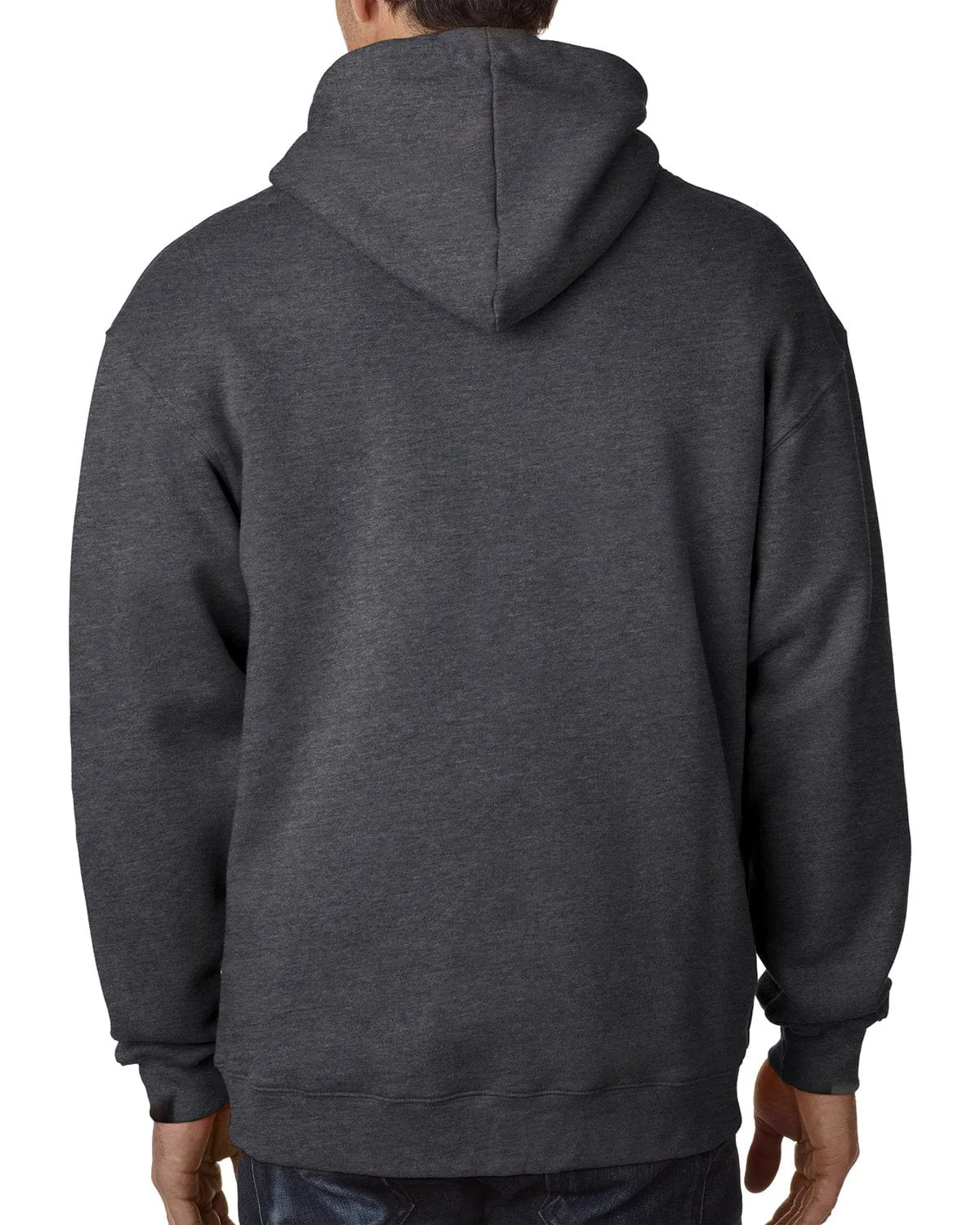 Bayside USA Made Hooded Full-Zip Fleece