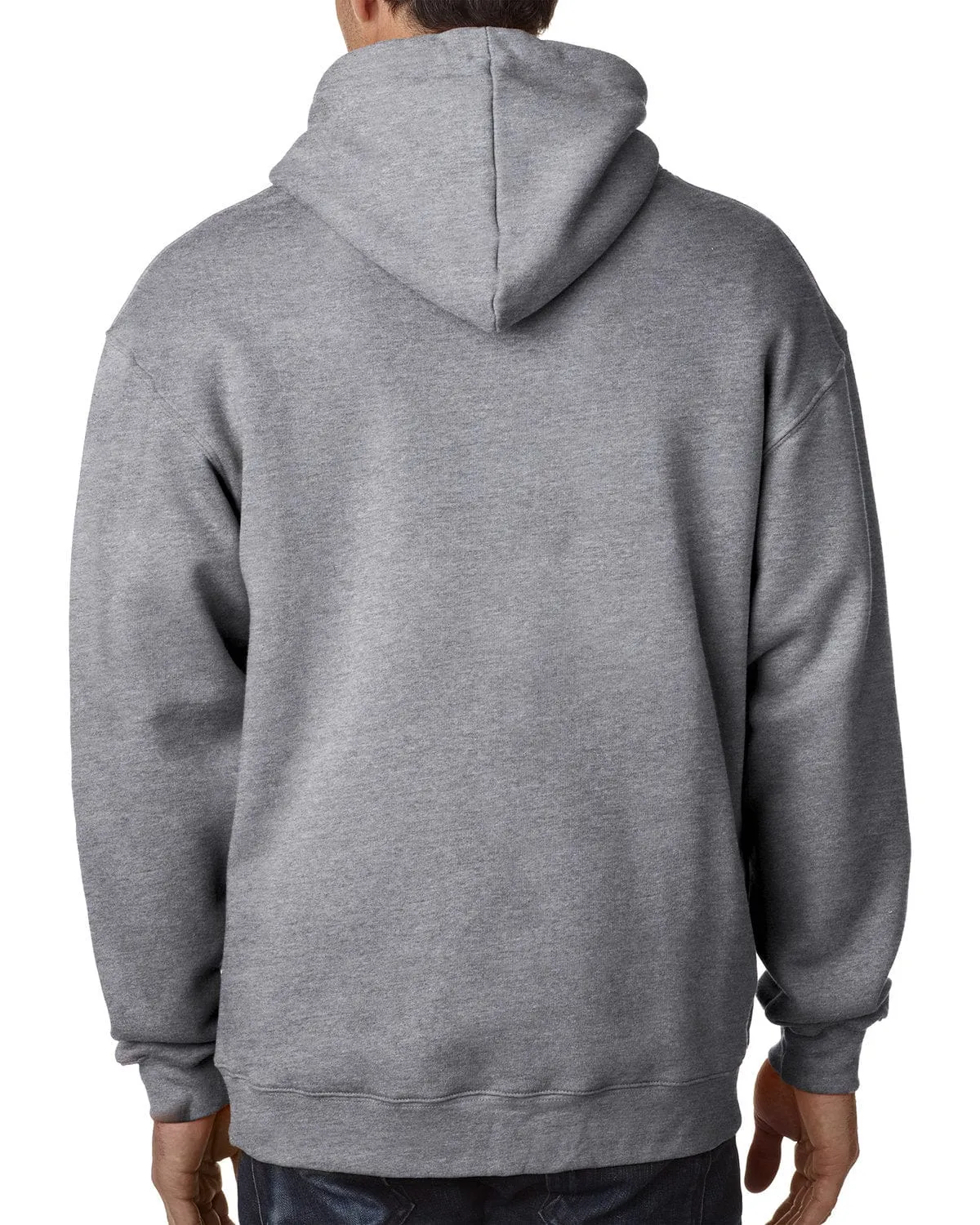 Bayside USA Made Hooded Full-Zip Fleece