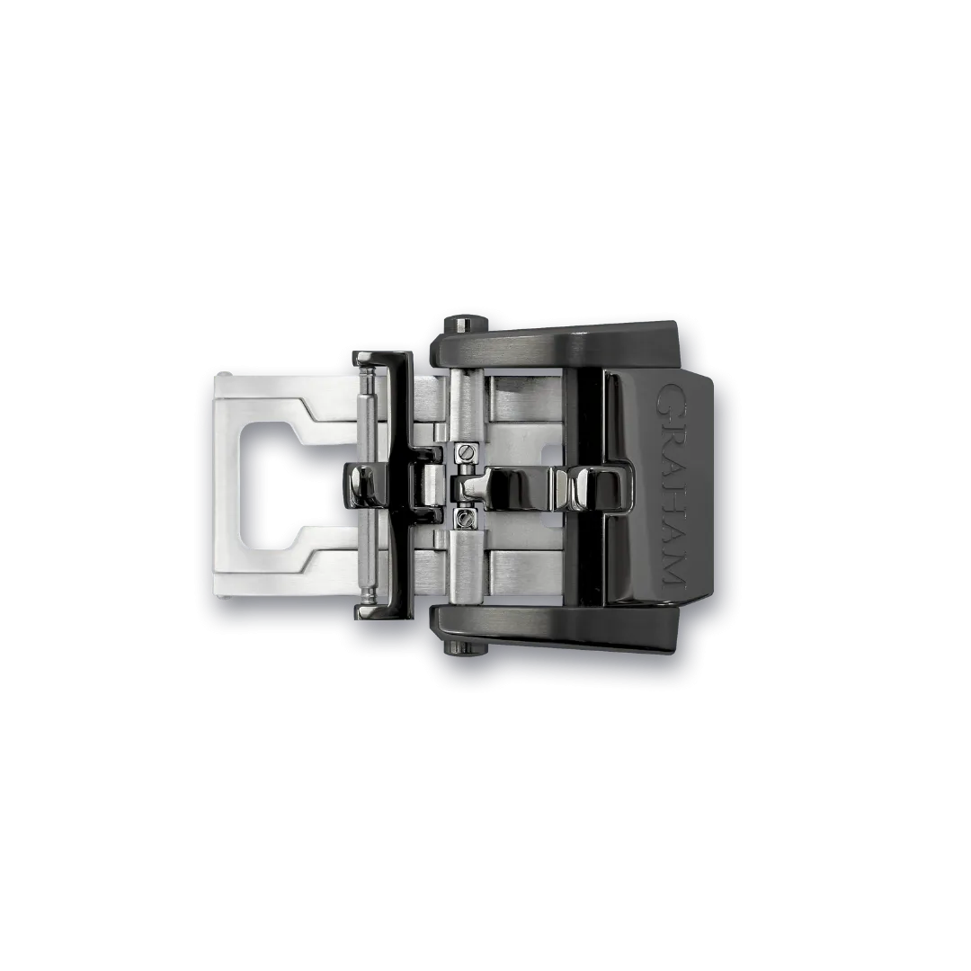 BDF206N - BLACK FOLDING BUCKLE