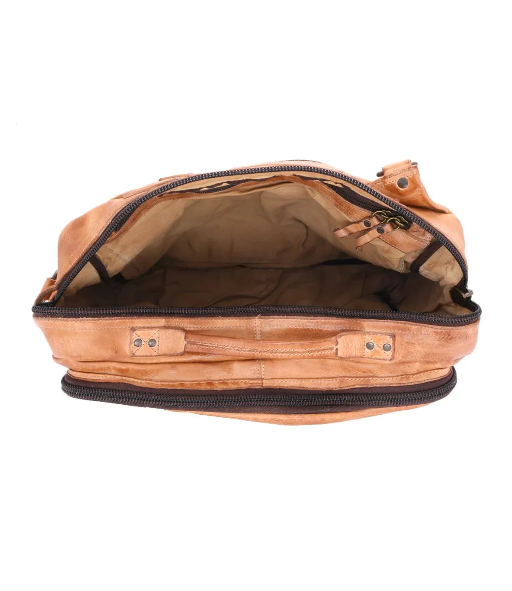 Bed Stu Socrates Tan DD Leather Backpack or Over the Shoulder Bag A694255-TADD-X