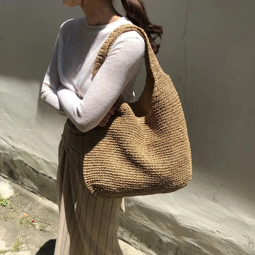 Betina - Chic Rattan Women Shoulder Bag