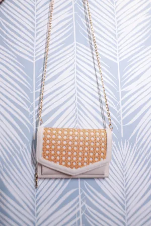 Birdie Wicker Bag in White