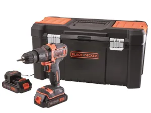 BLACK   DECKER BCD700S2KA Combi Drill 18V 2 x 1.5Ah Li-ion