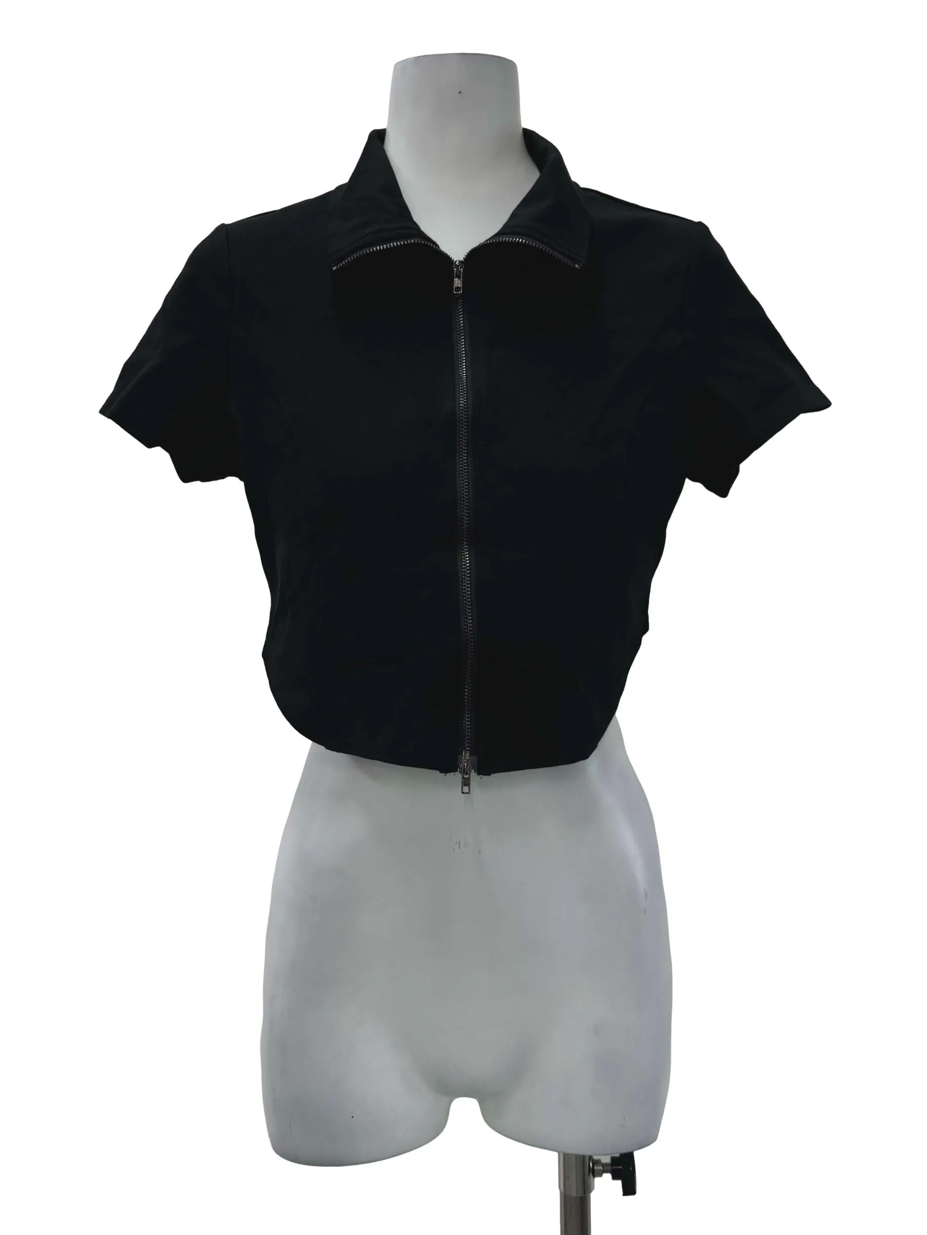 Black Zip Top