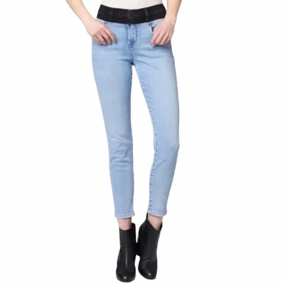 Blanknyc The Great Jones Two-Tone Skinny Jeans size 28