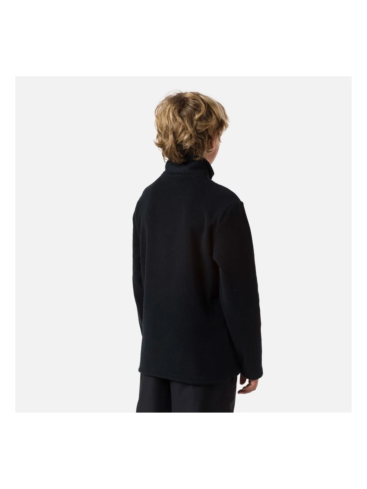 Bluza narciarska chłopięca Rossignol Boy 1/2 Zip Fleece czarny