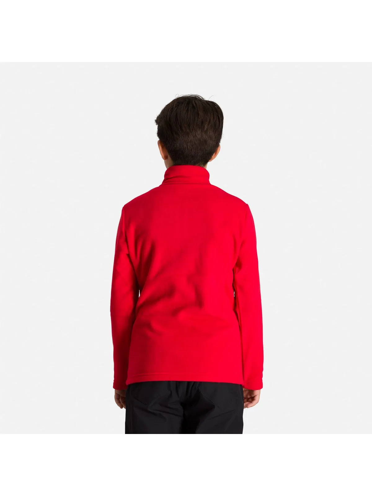 Bluza narciarska chłopięca Rossignol Boy 1/2 Zip Fleece czerwony