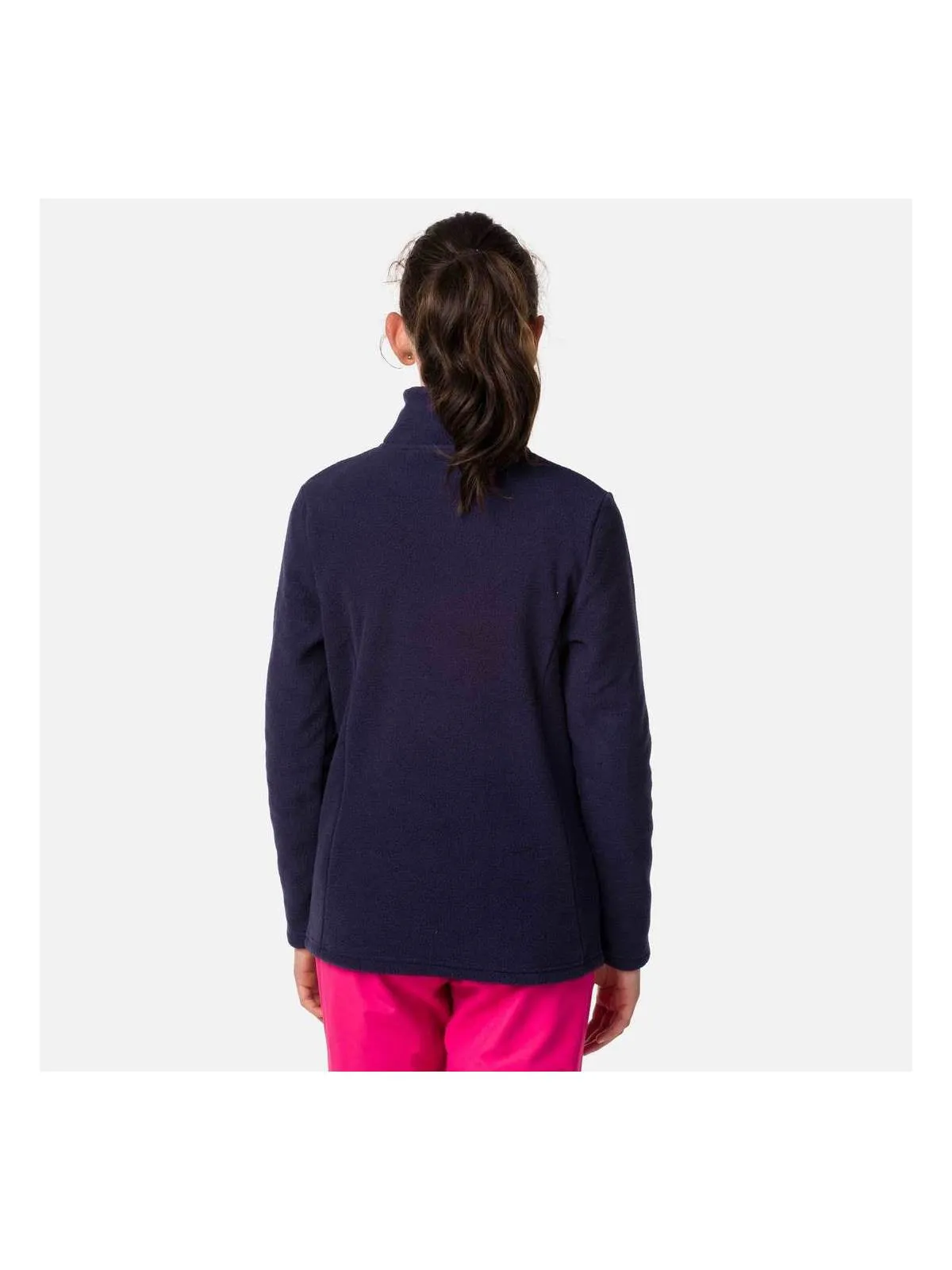 Bluza narciarska dziewczęca Rossignol GIRL 1/2 ZIP FLEECE