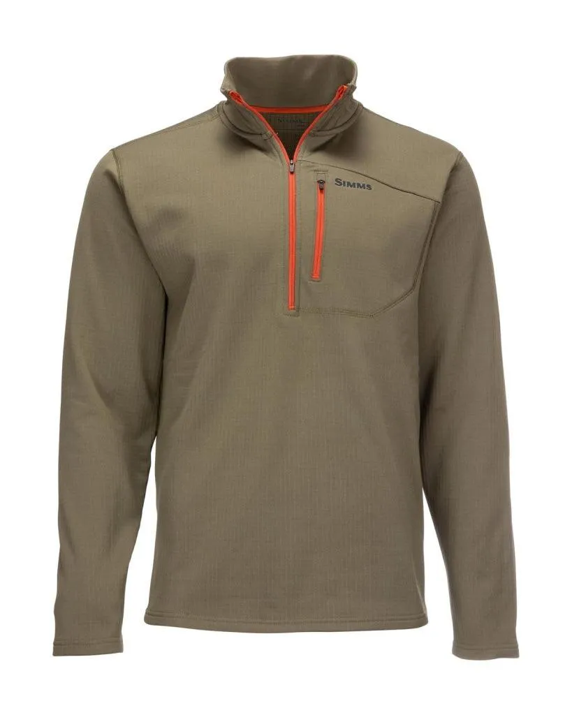 Bluza SIMMS Thermal 1/4 Zip Top Dark Stone