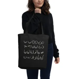 Boobies Eco Tote Bag - Black
