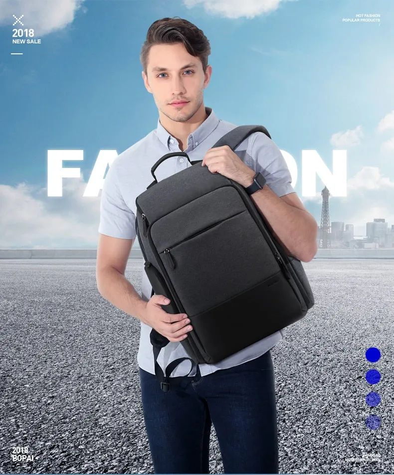 BOPAI™ Anti-Theft 17 inch Laptop Travel Backpack (USB Port)-A0006