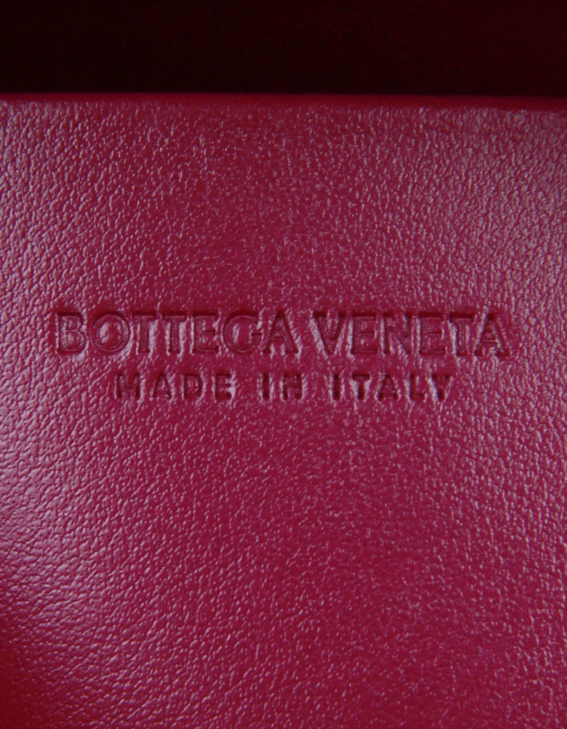 Bottega Veneta Raspberry Intrecciato Loop Crossbody Bag