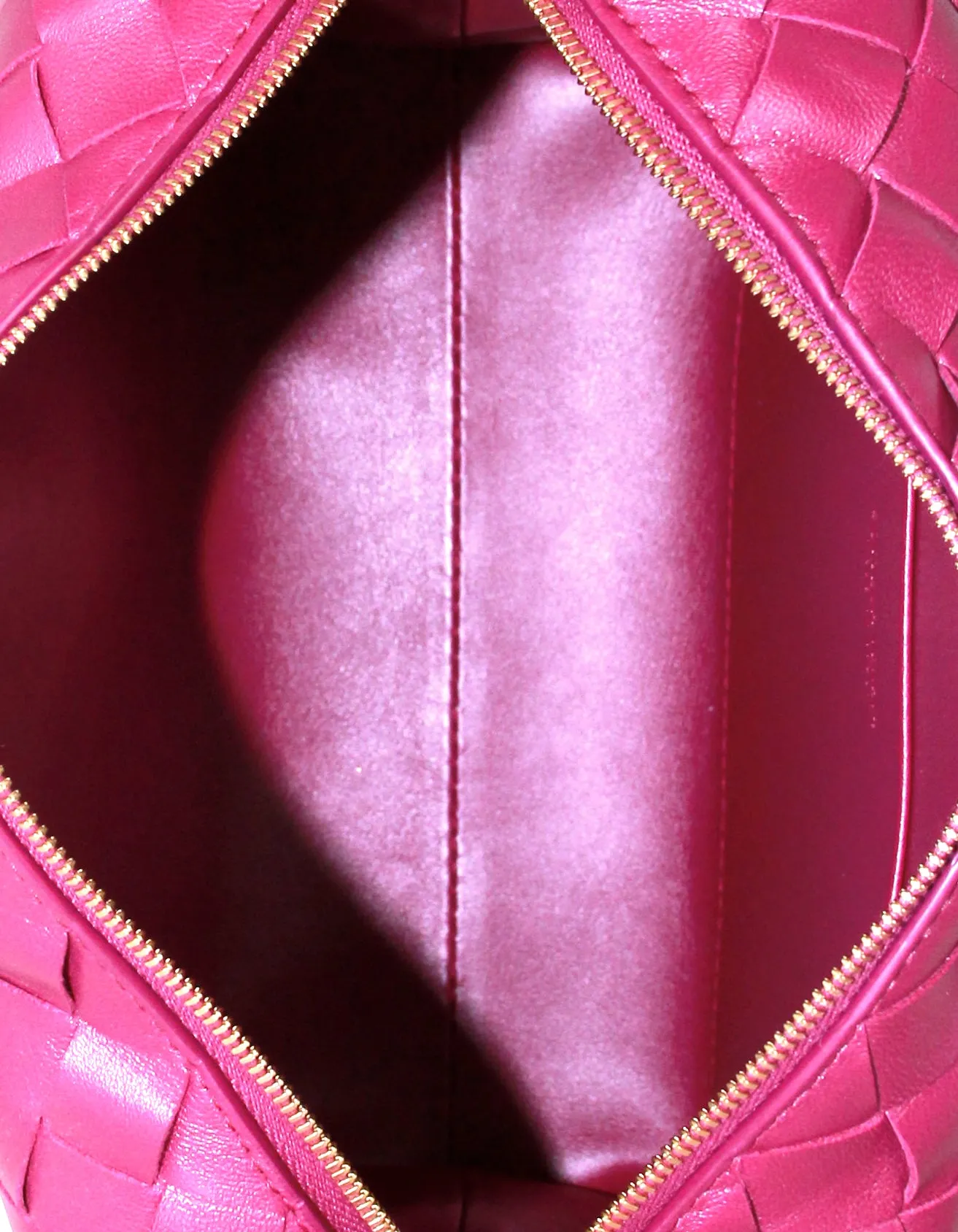 Bottega Veneta Raspberry Intrecciato Loop Crossbody Bag