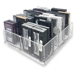 Brand new no box! By Alegory Acrylic Makeup Organizer | 10 Space Beauty Storage Designed To Stand Or Lay Flat! Retails $84 