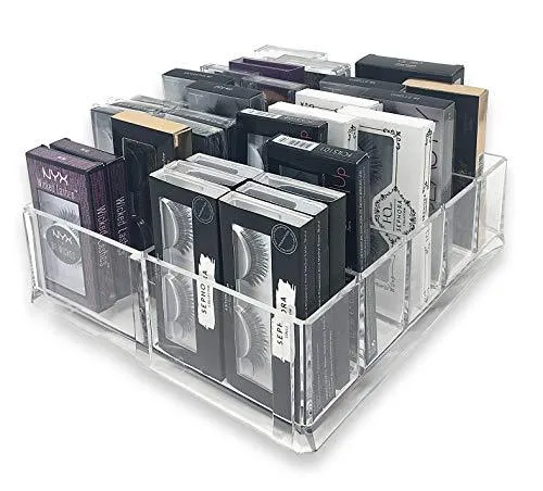 Brand new no box! By Alegory Acrylic Makeup Organizer | 10 Space Beauty Storage Designed To Stand Or Lay Flat! Retails $84 