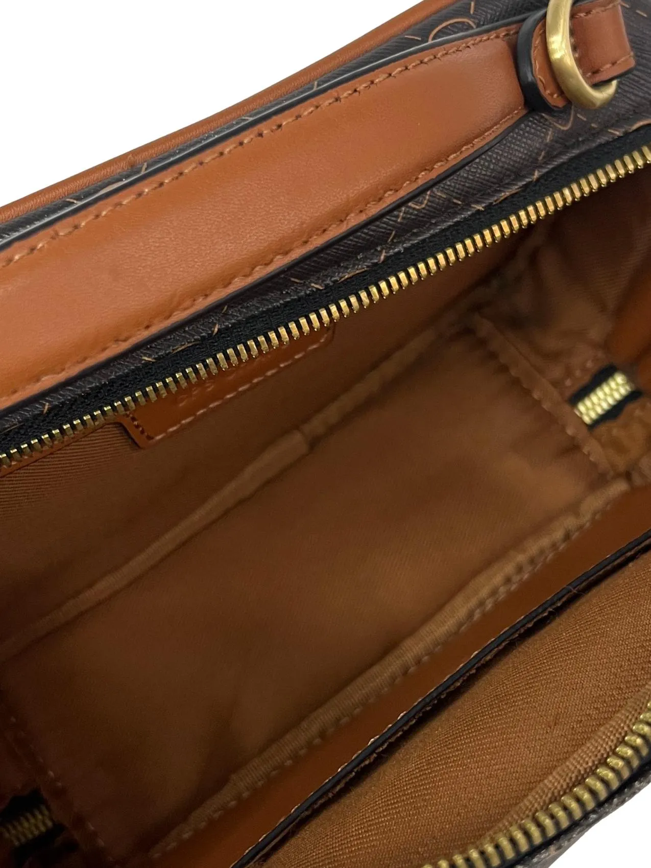 Brown Monogram Crossbody Bag
