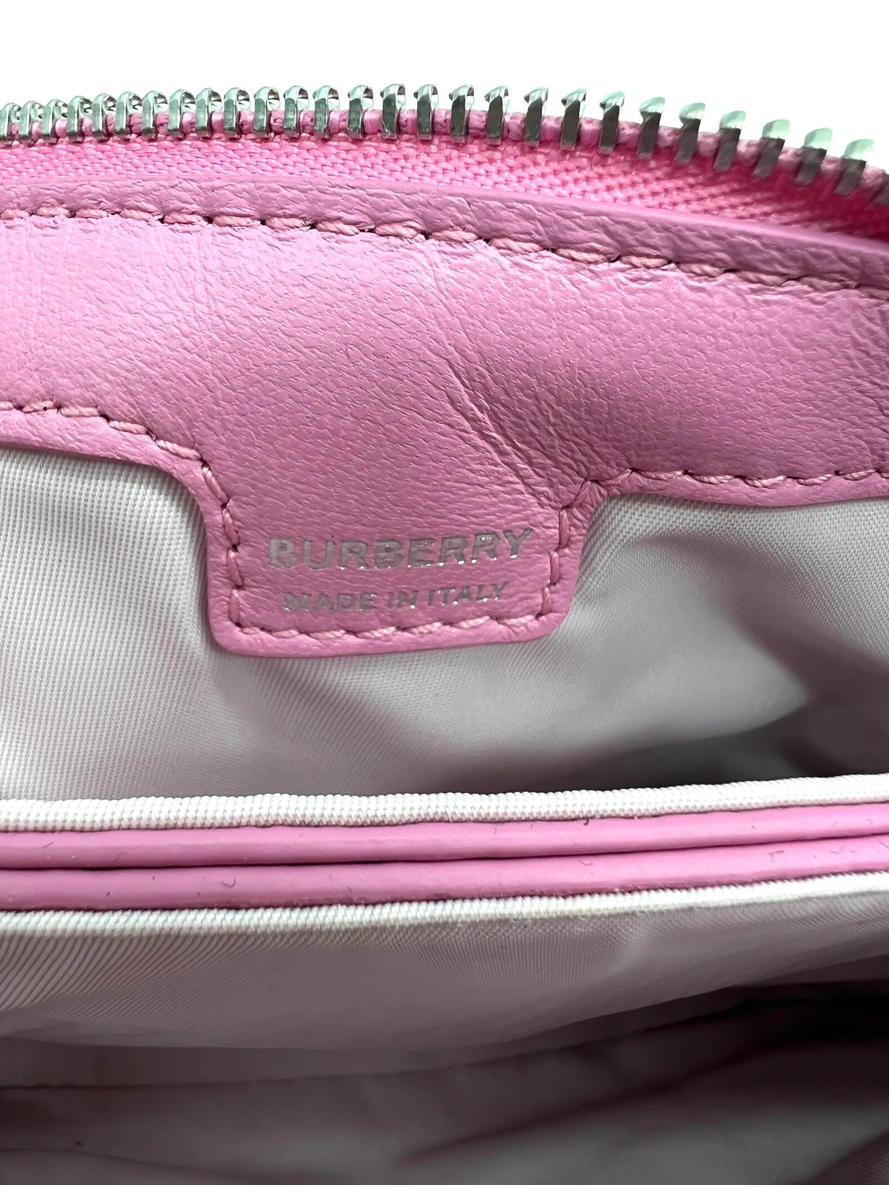 Burberry Pink Quilted Lola Crossbody