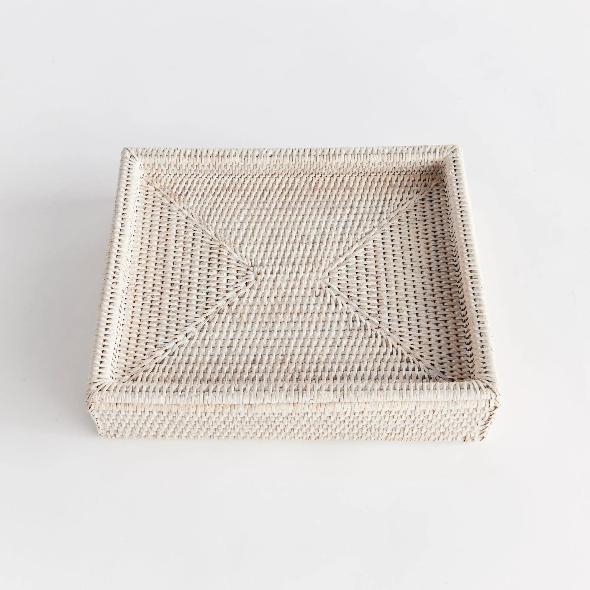 Burma Rattan Lidded Letter Box