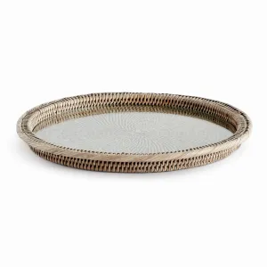 Burma Rattan Serving Platter