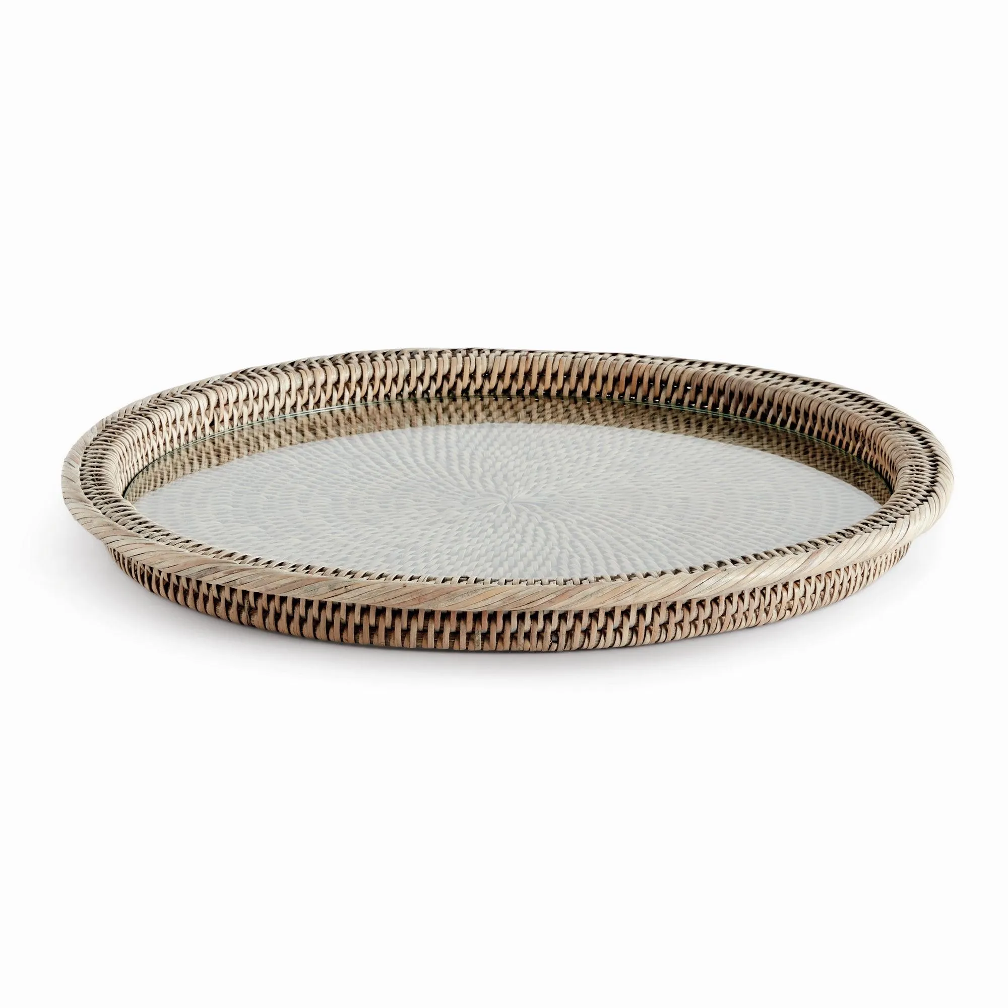 Burma Rattan Serving Platter