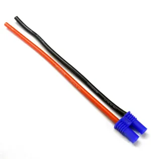 C-DB17-1810F RC Compatible EC2 Plug Cable Female 18AWG Wire 10cm (Battery Side)