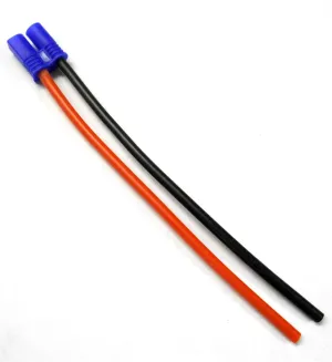 C-DB17-1810M RC Compatible EC2 Plug Cable Male 18AWG Wire 10cm (Charger Side)