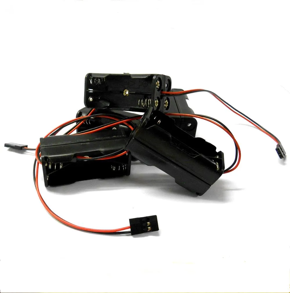 C1202-2JRx5 RC Battery Holder Case Box Pack 4 x AAA JR x 5