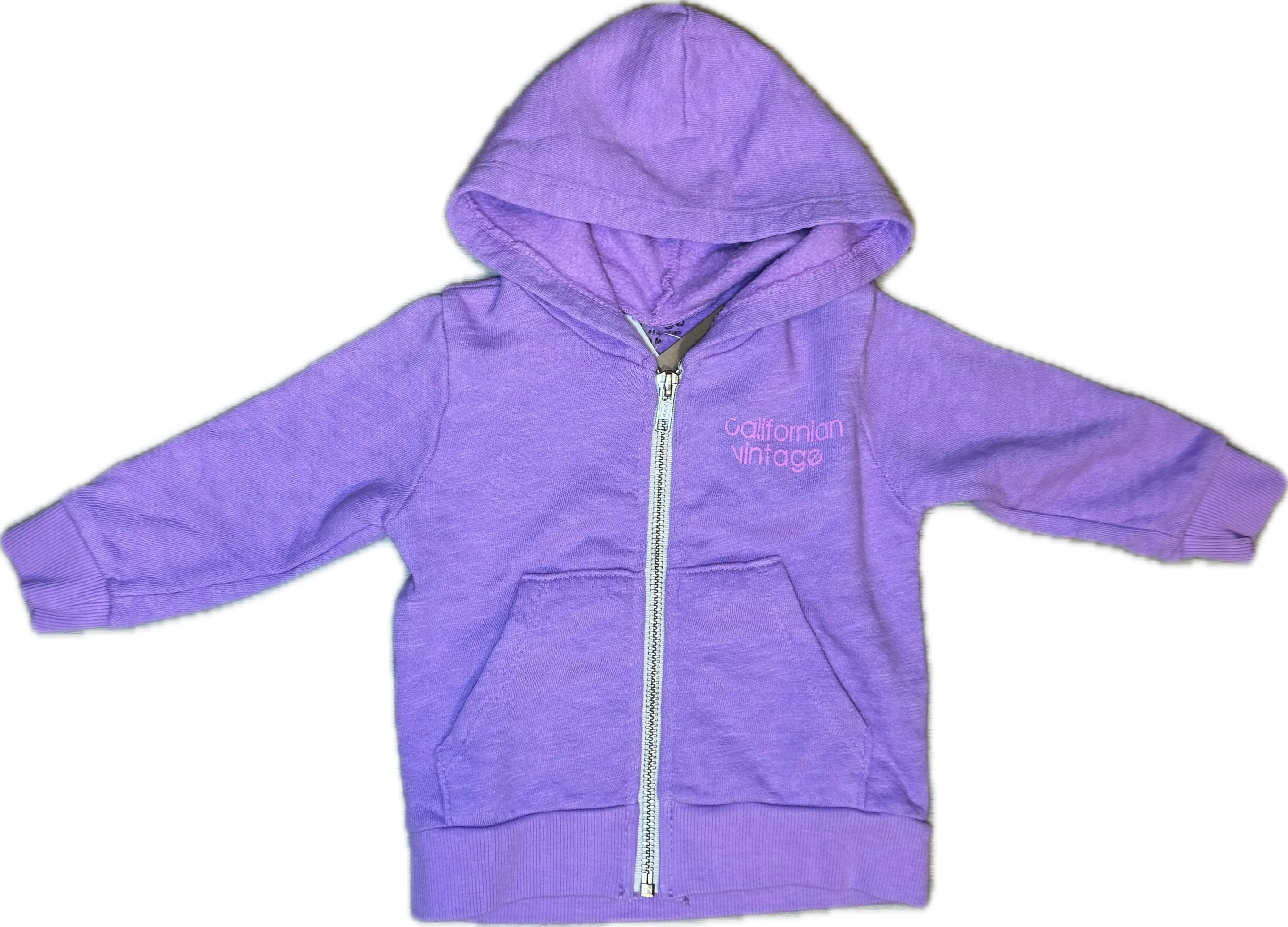 Californian Vintage- BABY City Of Angels Zip Up Hoodie (Lilac)
