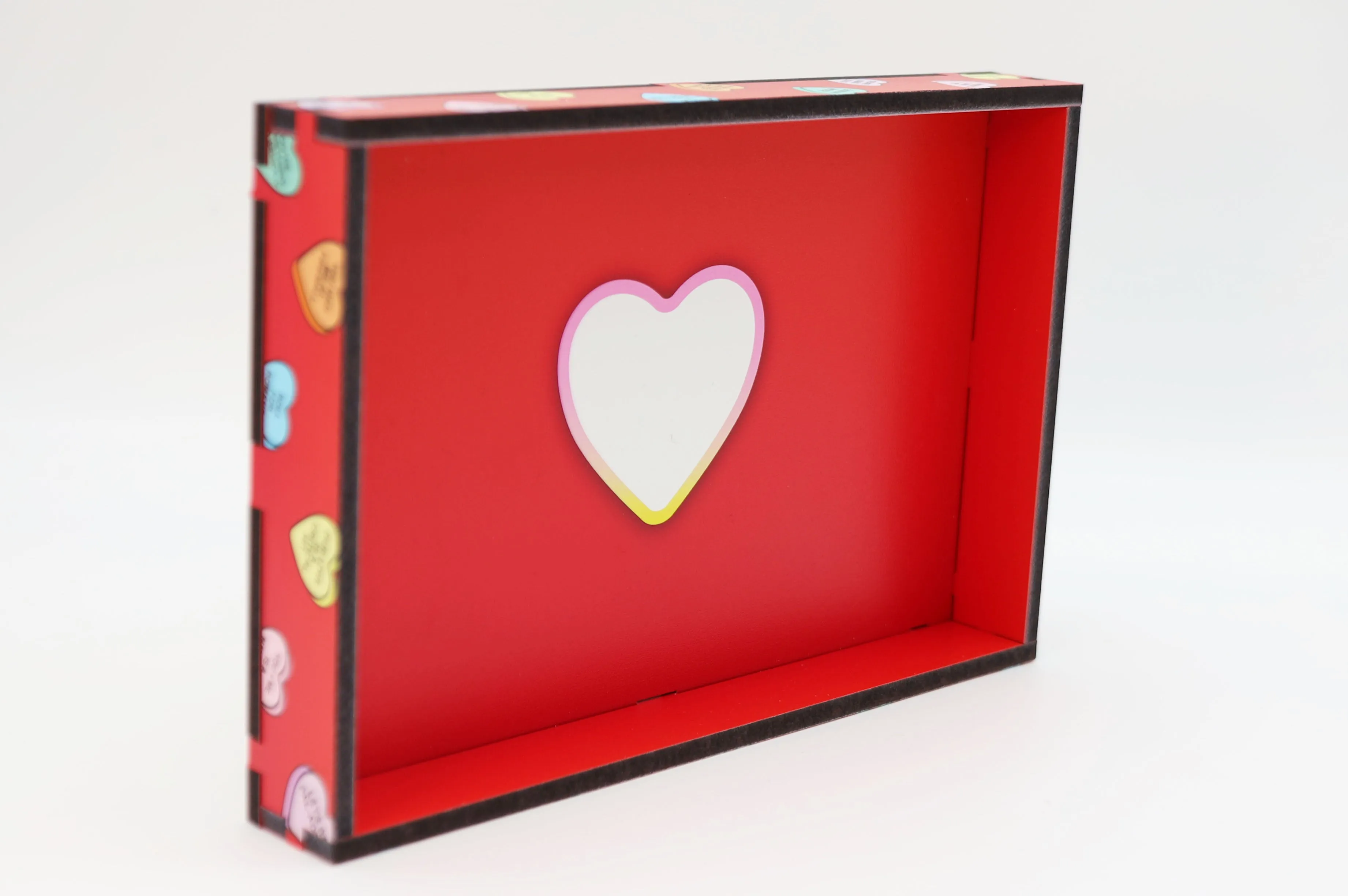 Candy Hearts Chromatic Dice Tray