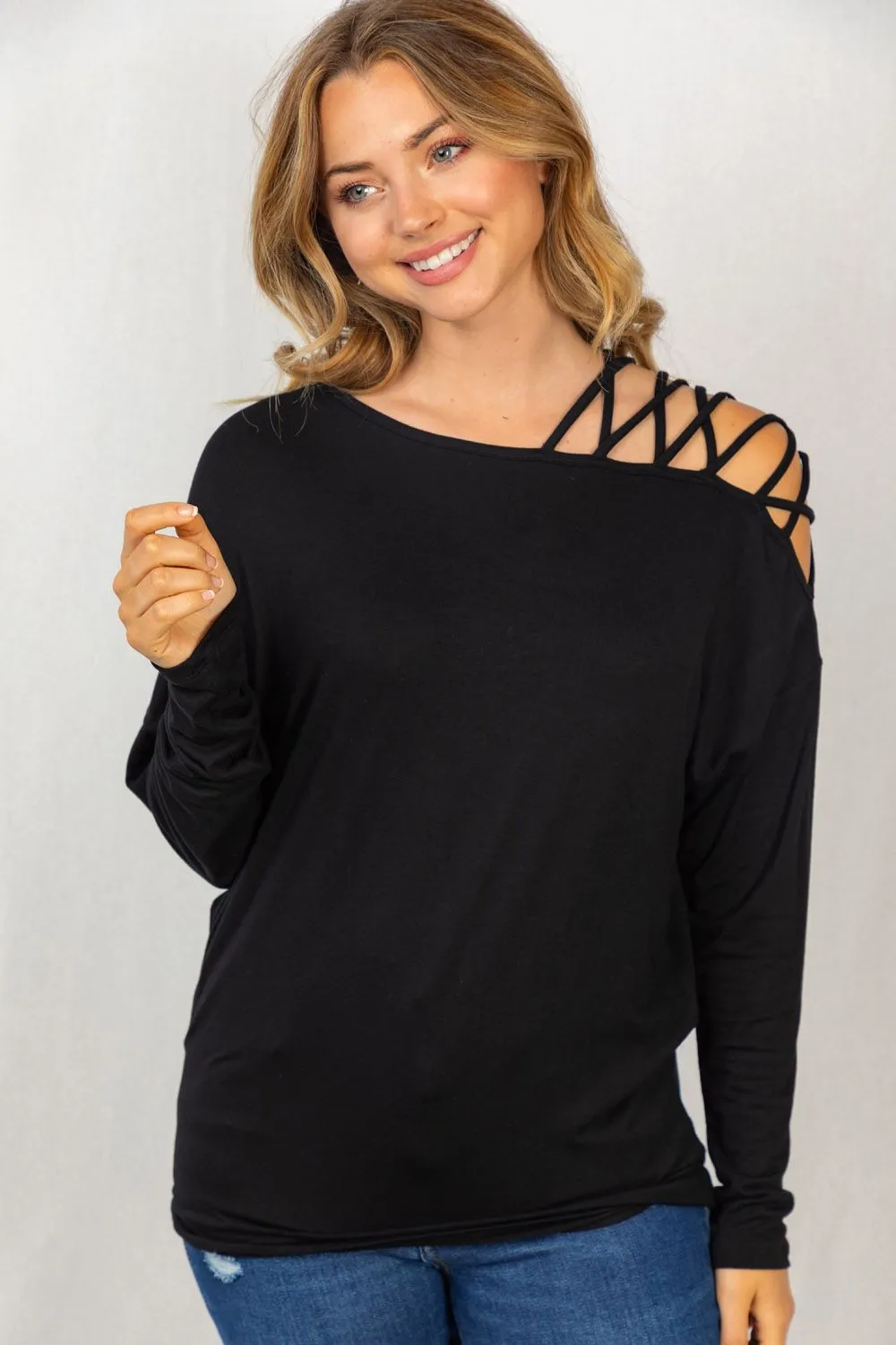 Can't Stop The Feeling Long Sleeve Top-2 Colors Available