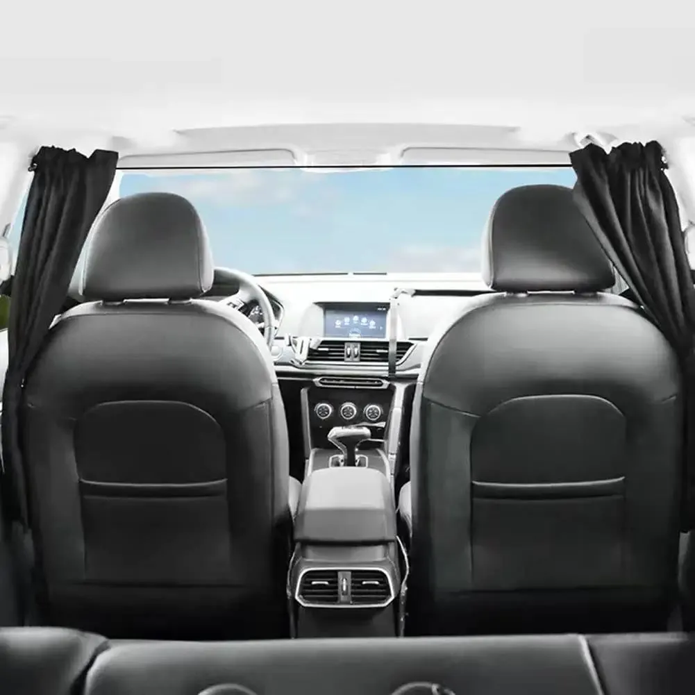 Car Divider Curtain Sun Shade, Custom Fit For Your Cars, Removable Car Front Rear Seat Privacy Divider Curtains