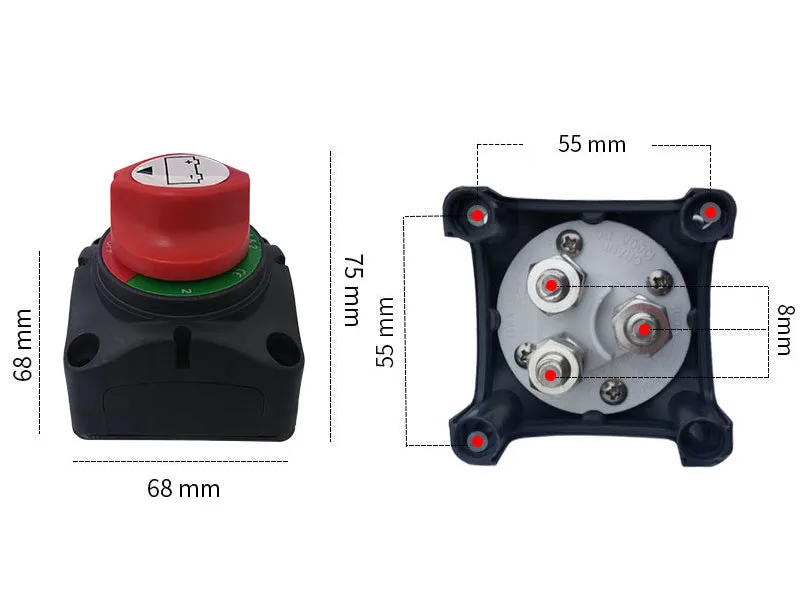 Car Marine Battery Isolator Switch