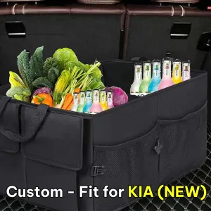 Car Trunk Organizer, Custom-Fit For Car, Foldable Car Trunk Storage Box, Storage Bag, Waterproof, Dust-proof, Stain-Resistant, Car Accessories WAUE229