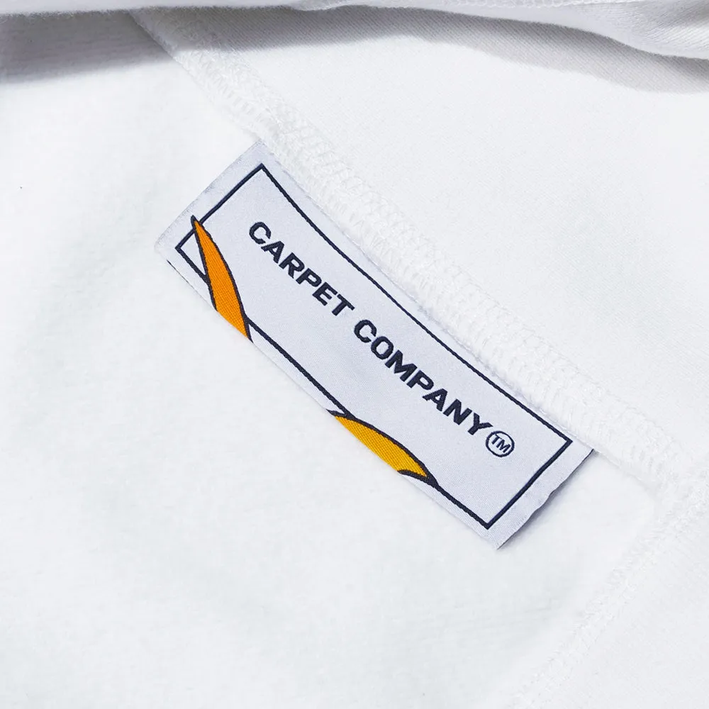 Carpet Company Jack Double Zip Hoodie White