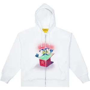 Carpet Company Jack Double Zip Hoodie White