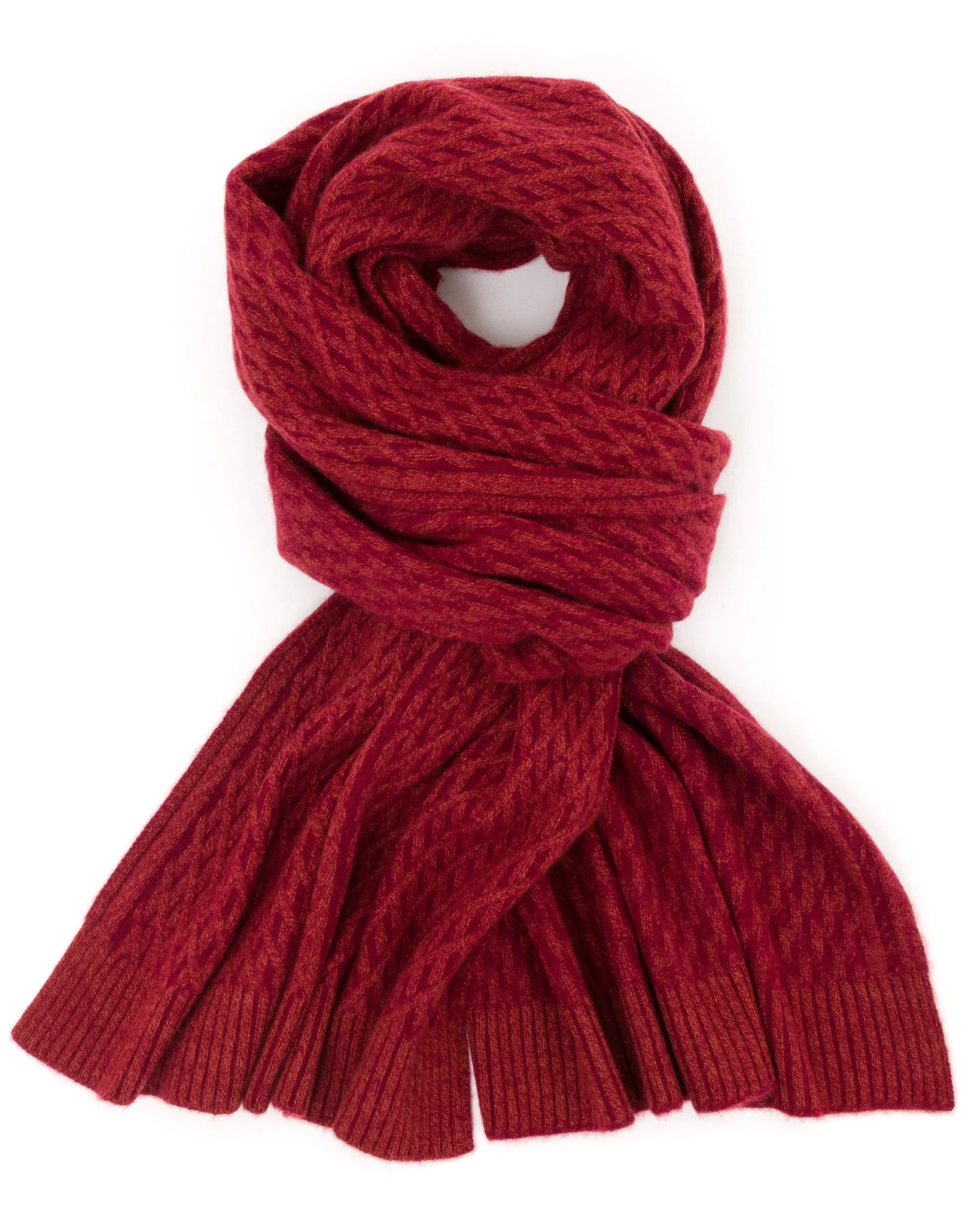 Cashmere Lattice Shawl/ Scarf