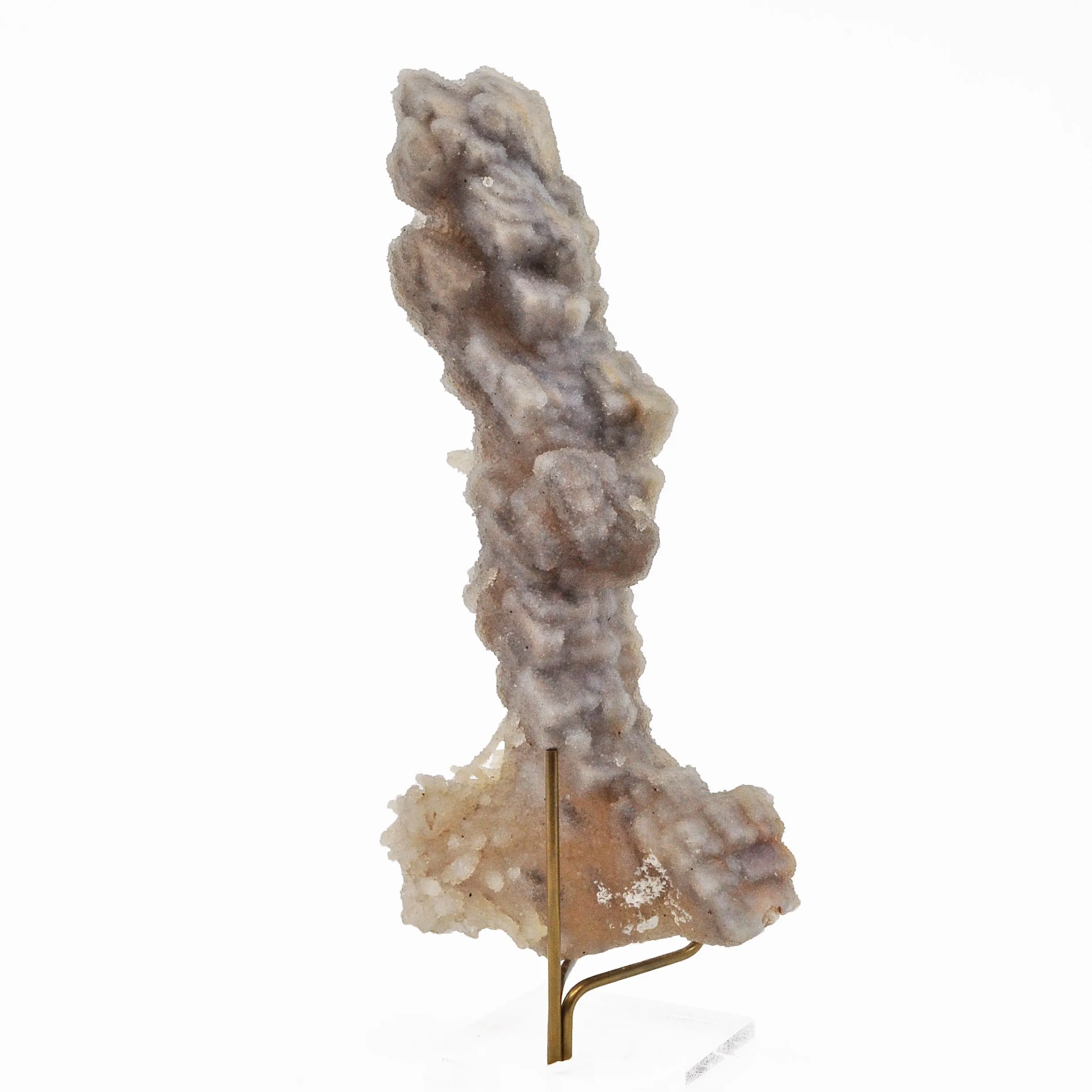Chalcedony Stalactite Natural Crystal Specimen - India