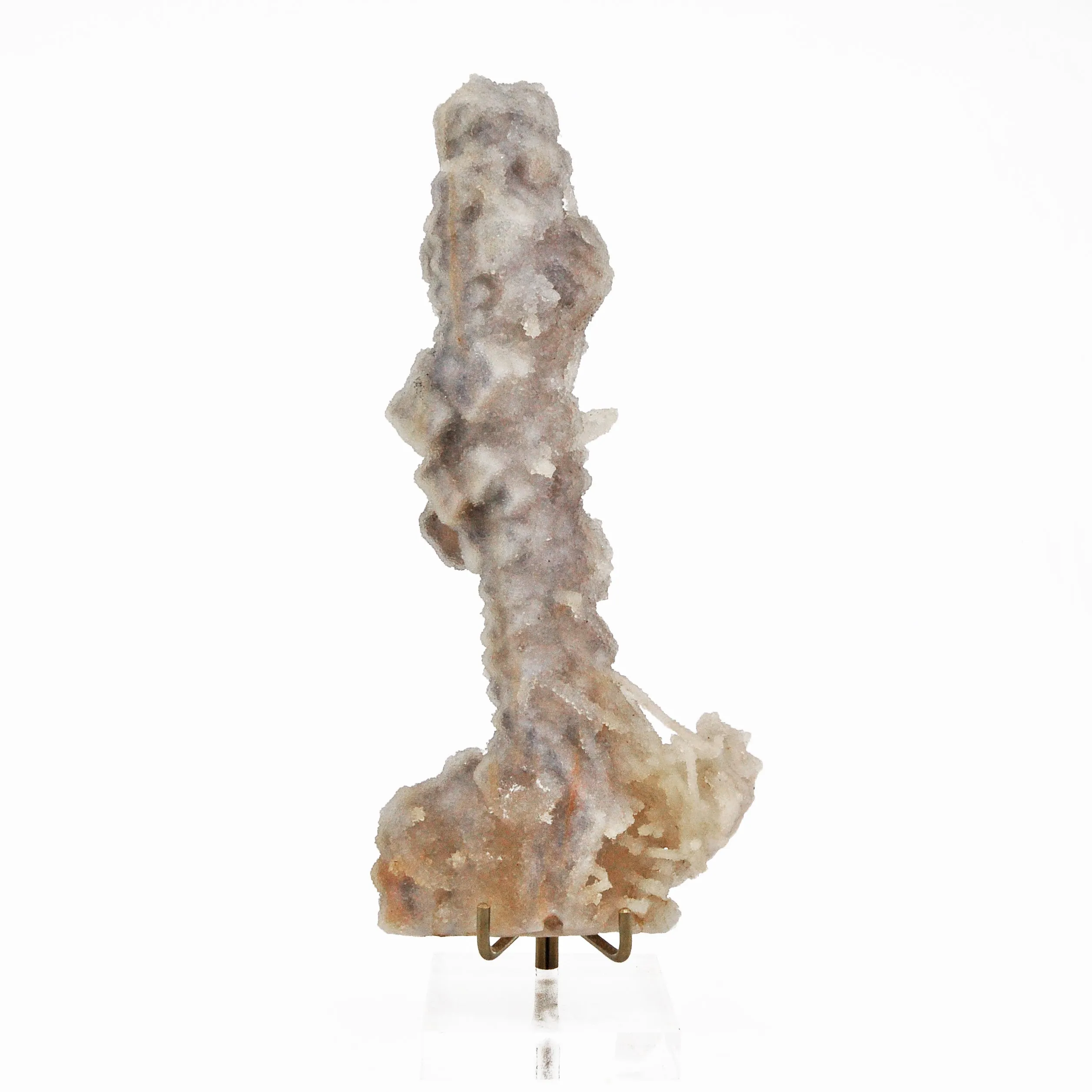 Chalcedony Stalactite Natural Crystal Specimen - India