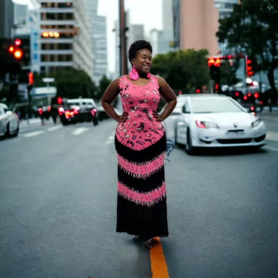 Check My Back Dress