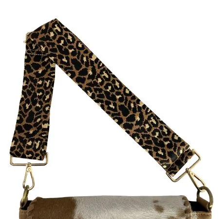 Cheetah Embroidered Nylon Replacement Bag Strap