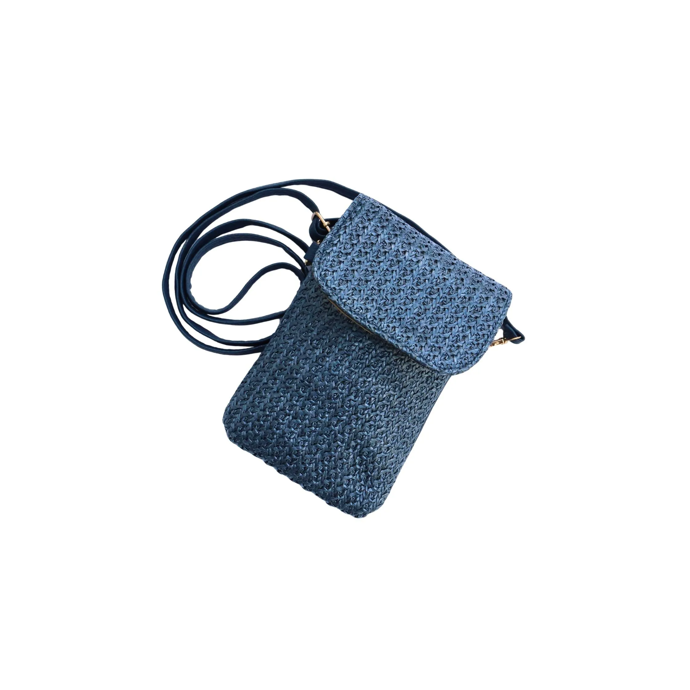 Chic Rattan Crossbody Purse