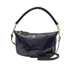 Clare V. - Petit Moyen Leather Handbag - Twilight Crinkle Patent