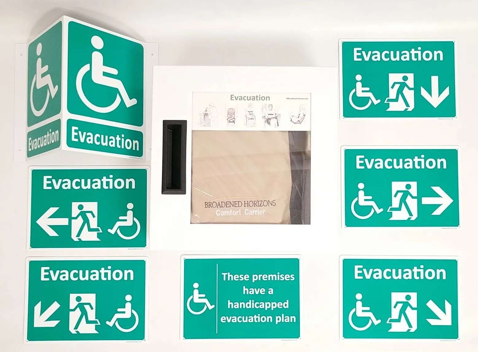 Comfort Carrier Evacuation Bundle for Multi-story Buildings