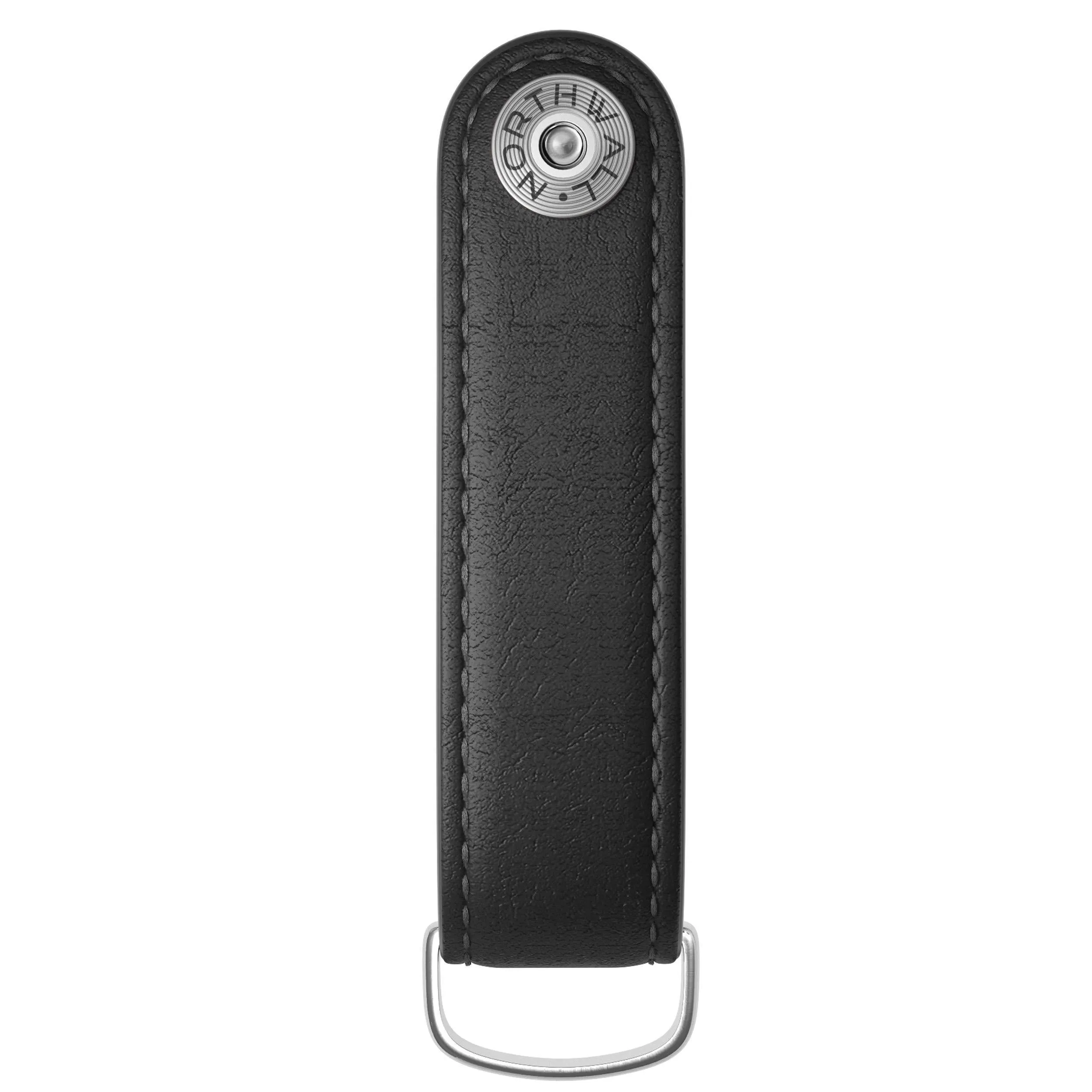 Compact Key Organizer Leather Keychain - Pocket Smart Key Holder - 100% Real Leather - Secure Locking Mechanism - Key Chain up to 10 Keys & Tools - EDC Stainless Steel Bottle Opener Multitool