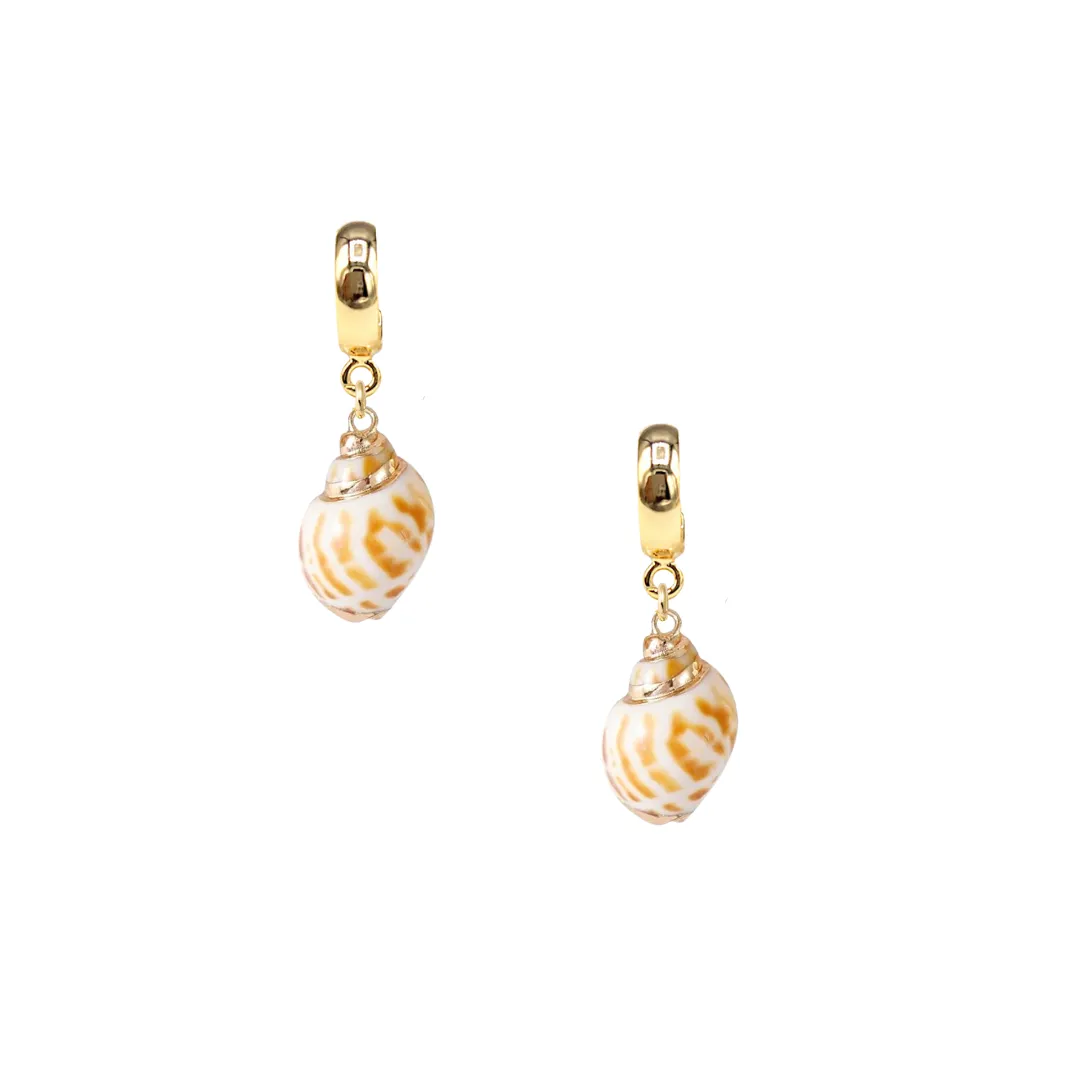 Conch Seashell Hoop