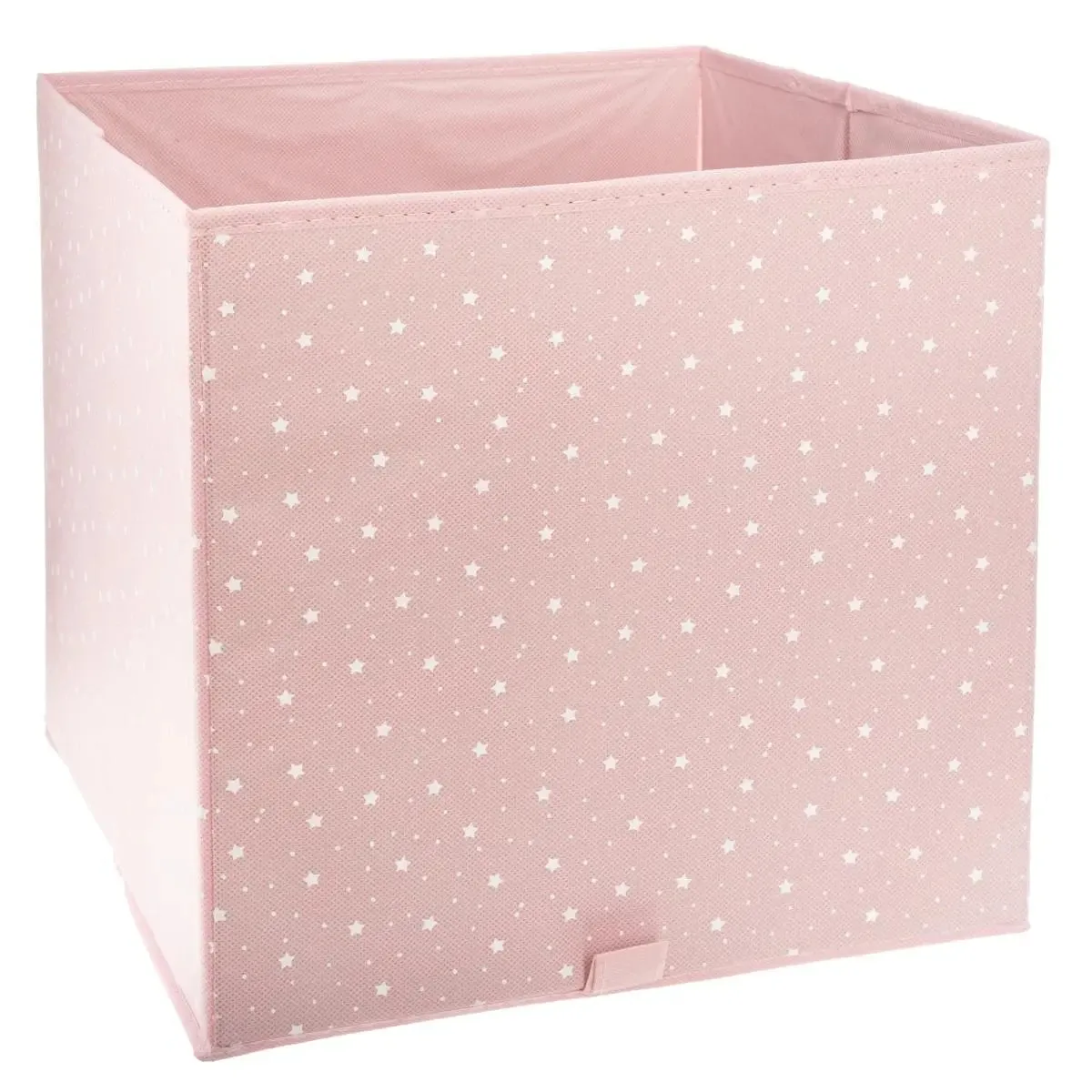 Contenitore Rosa in Tessuto 29 x 29 x 29 cm