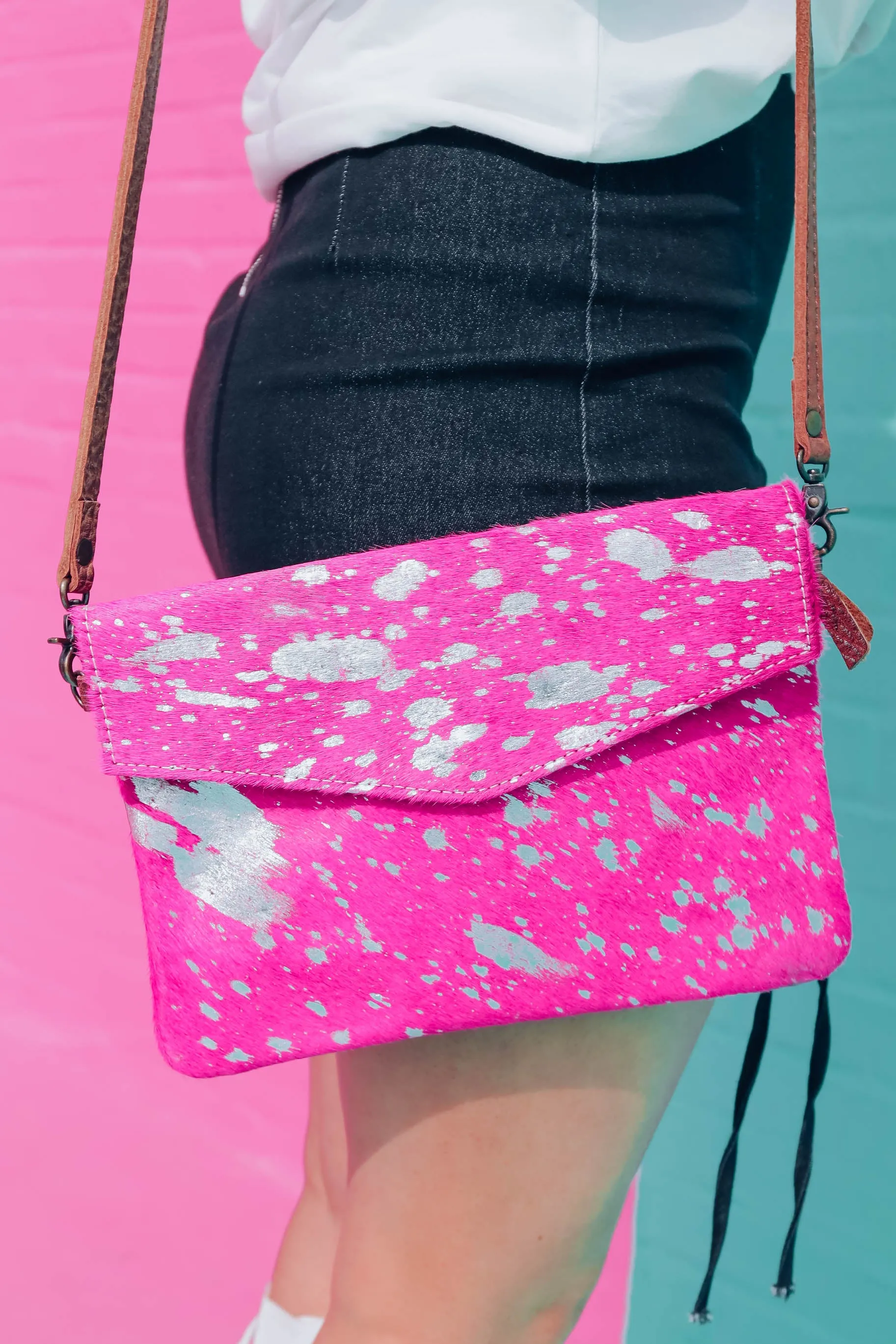 Cowgirl Babe Crossbody - Pink