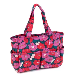 Craft Bag | Hobby Gift | Matt PVC Modern Floral