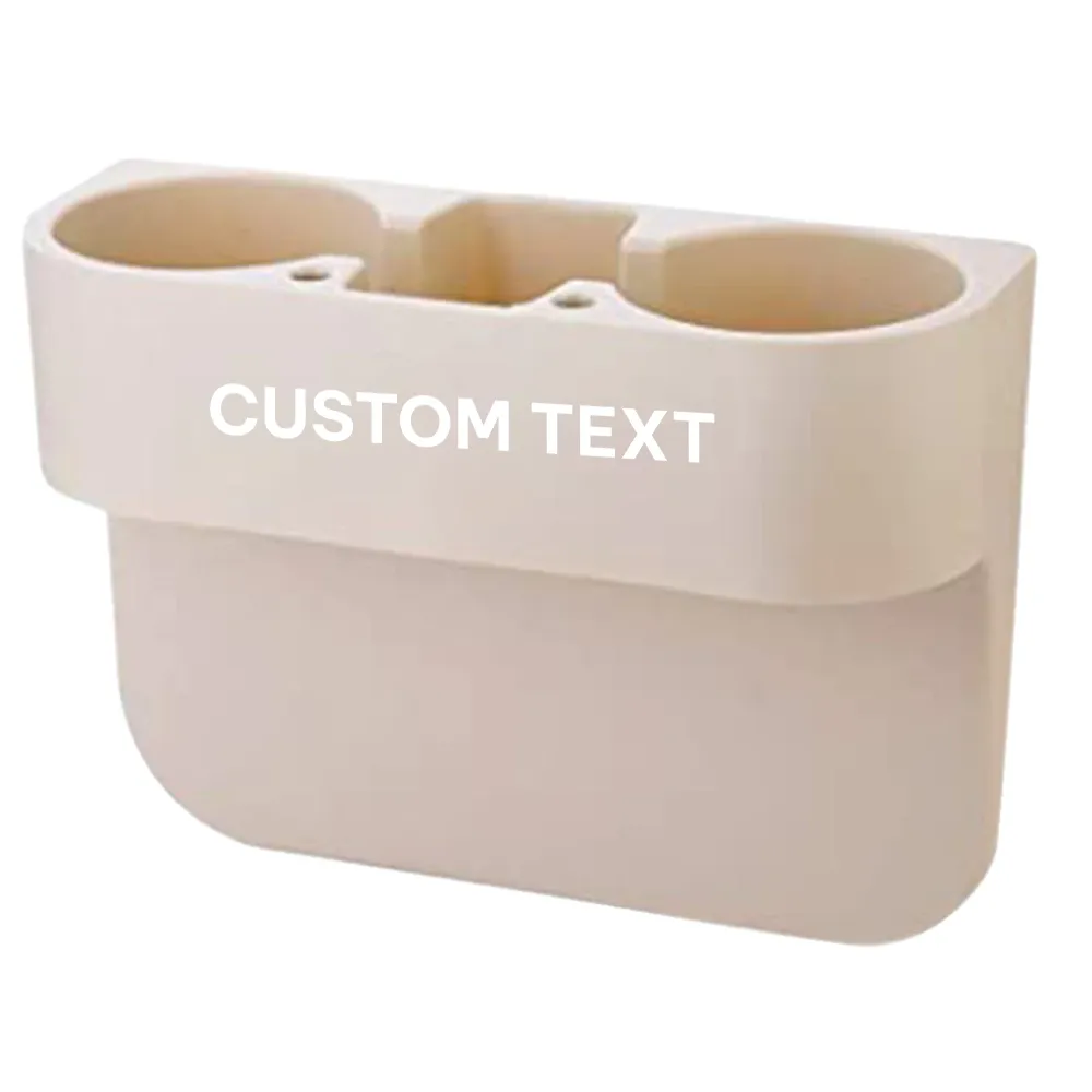 Custom Text Cup Holder Portable Multifunction, Fit with Dodge, Cup Holder Expander for Car, Vehicle Seat Cup Cell Phone Drinks Holder Box Car Interior Organizer